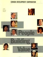 Canada Development Corporation 1984 cover
