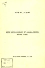 Ford Motor 1947 cover