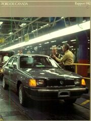 Ford du Canada Limitee 1982 cover