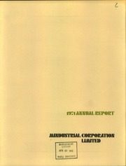 Mindustrial Corporation Limited 1971 cover