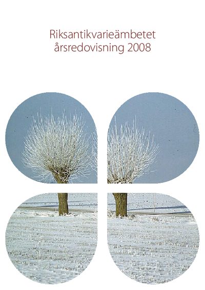Riksantikvarieämbetet (Swedish National Heritage Board) 2008 cover