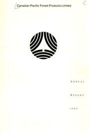 Canadian Pacific Forest Products Limited 1989 cover
