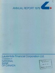 Laurentide Financial Corporation Limited 1979 cover