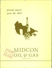 Midcon Oil & Gas Limited 1977 cover