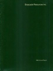 Brascade Resources Inc 1986 cover