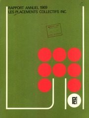 Les Placements Collectifs Inc 1969 cover