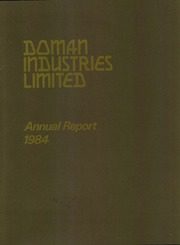 Doman Industries Limited 1984 cover