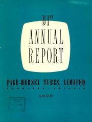 Page-Hersey Tubes, Ltd 1953 cover