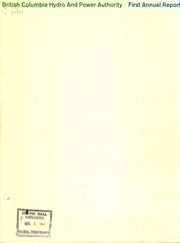 British Columbia Hydro & Power Authority 1963 cover
