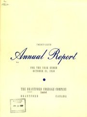 Brantford Cordage Company Limited 1950 cover