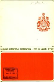 Canadian Commercial Corporation 1966 cover