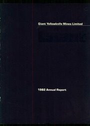 Giant Yellowknife Mines Limited 1982 cover