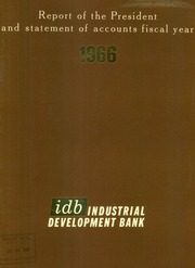 Industrial Development Bank 1966 cover