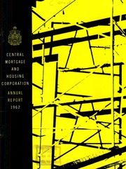 Central Mortgage and Housing Corporation 1962 cover