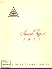 Powell River Company Limited 1951 cover