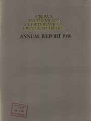 Crown Investments Corporation of Saskatchewan 1980 cover