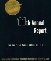 Canadian Overseas Telecommunication Corp 1961 cover