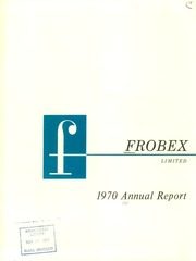 Frobex Limited 1970 cover