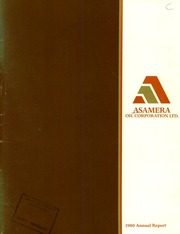 Asamera Oil Corporation Ltd 1980 cover