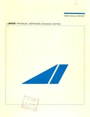 Avco Financial Services Canada Ltd 1984 cover