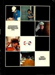 Canadian Occidental Petroleum Ltd 1980 cover