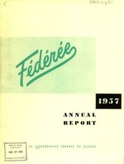 Coopérative fédérée de Québec 1957 cover