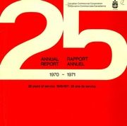 Canadian Commercial Corporation 1971 cover