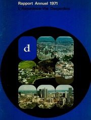 Assurance-Vie Desjardins Inc 1971 cover