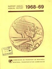 Montreal Transportation Commission 1969 cover