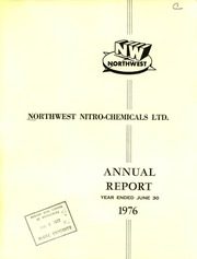 Northwest Nitro-Chemicals Limited 1976 cover