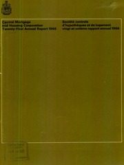 Central Mortgage and Housing Corporation 1966 cover