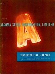 Algoma Steel Inc 1951 cover
