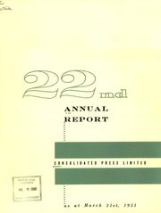 Consolidated Press Limited 1951 cover
