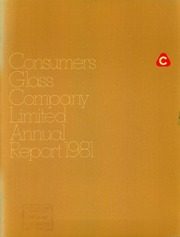 Consumers Glass Company Limited 1981 cover