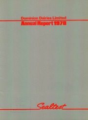 Dominion Dairies Limited 1978 cover