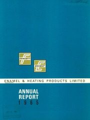 Enamel & Heating Products Limited 1965 cover