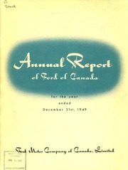 Ford Motor 1949 cover