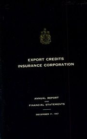 Export Credits Insurance Corporation 1957 cover