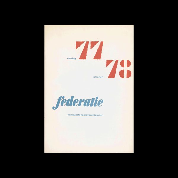 Federatie van Kunstenaarsverenigingen 1977 cover