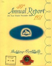 Belding Corticelli Ltd 1951 cover