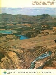 British Columbia Hydro & Power Authority 1968 cover