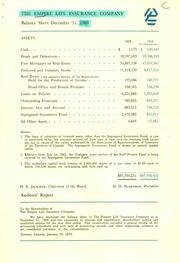 Empire Life Insurance Co. 1969 cover