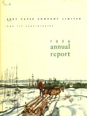 Eddy Paper Company Limited 1956 cover