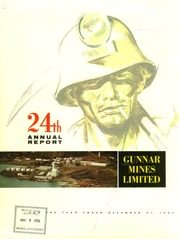 Gunnar Mines Limited 1957 cover