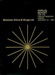 Dominion Citrus & Drugs Ltd 1981 cover