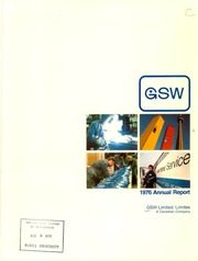 GSW Inc 1976 cover