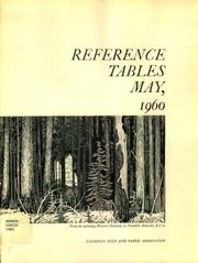 Canadian Pulp and Paper Association 1960 cover