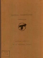 Montreal Transportation Commission 1953 cover