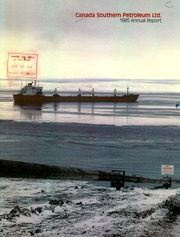 Canada Southern Petroleum Ltd. Interim Report. 1985-6-30 1985 cover