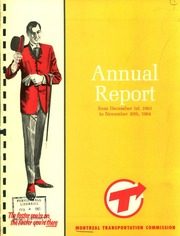 Montreal Transportation Commission 1964 cover